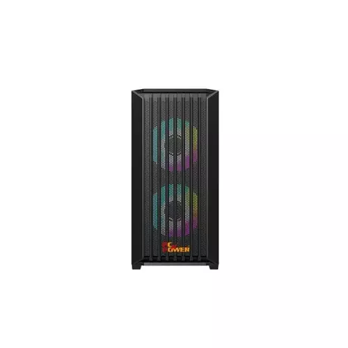 PC Power Breeze Mesh Gaming Case (Black) - 3