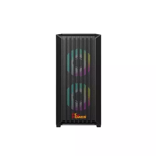 Pc Power Dark Breeze Mesh M-ATX Gaming Case With 230W PSU (Black) - 2