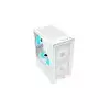 Pc Power Dark Flow Mesh X2 Mid Tower M-ATX Gaming Case With 230W PSU (White)-1