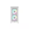 Pc Power Dark Flow Mesh X2 Mid Tower M-ATX Gaming Case With 230W PSU (White)-2
