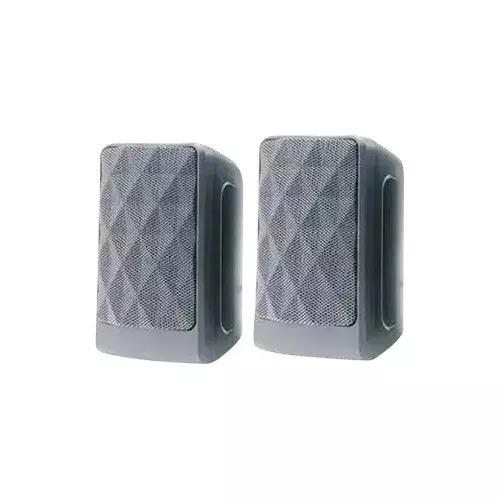 Pc Power SG-D10 2:0 Wired Stereo Multimedia Speaker (Grey)