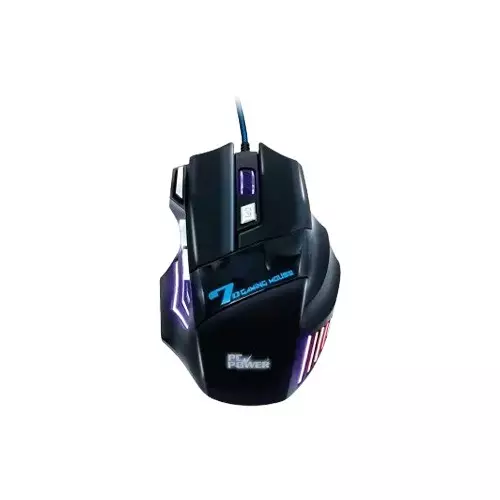 PC Power PCM 101G Wired Gaming Mouse (Black)