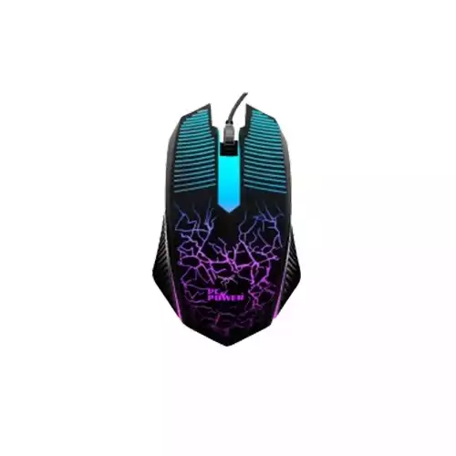 PC Power PCGMG17 Wired Gaming Mouse (Black)