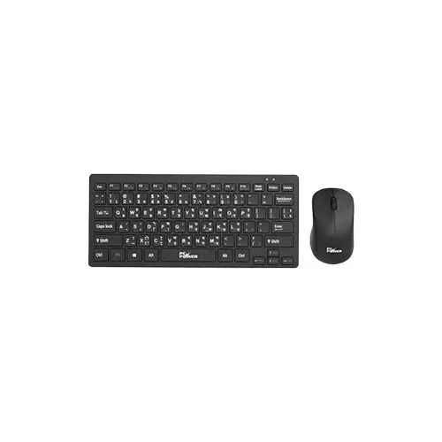 PC Power PCK-226 + PCM-936 Wireless Keyboard & Mouse Combo (Black)