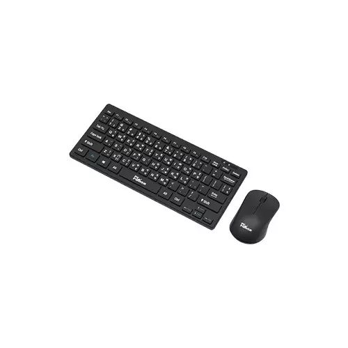 PC Power PCK-226 + PCM-936 Wireless Keyboard & Mouse Combo (Black)-1