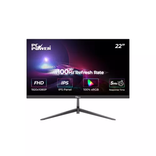PC Power PCGM-King22 21.45-Inch IPS FHD 100Hz ELED Borderless Monitor