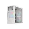 PC Power Spider Web Crystal Mini BK 3 FANS Gaming Case With 230W PSU (White)-3