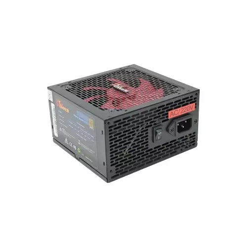 PC Power PP-350W 350W 80+ Bronze Gaming Power Supply Black-1
