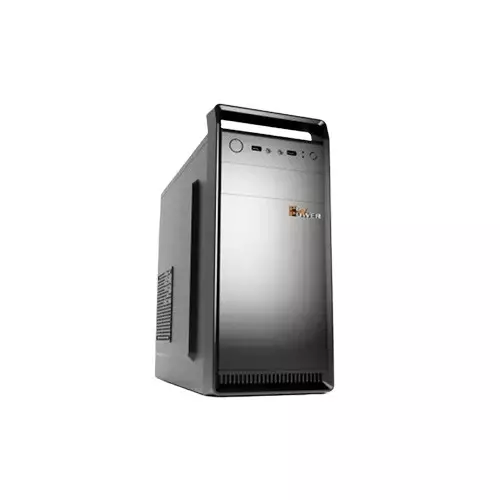 PC Power Pro Case V5 BK Desktop Case with Power Supply