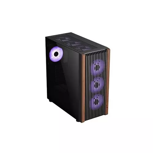 PC POWER PP-GS680 4 Fans Wood Mash Gaming Casing-gallery-2