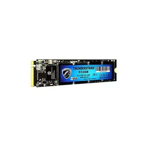 Pc Power Thunderstriker 512GB PCIe Gen3x4 NVMe M.2 Internal SSD - 1