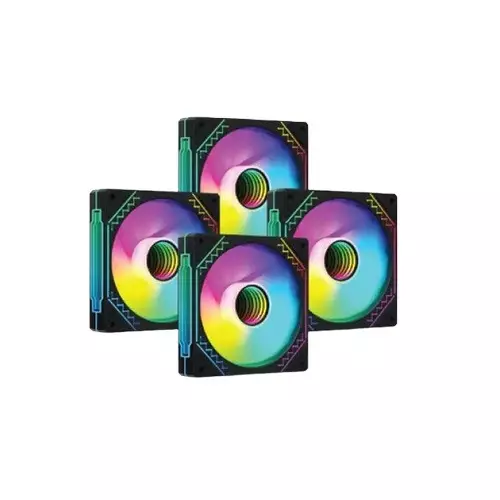 Pc Power IRISH INFINITY F40 4 In 1 ARGB Cooling Black Case Fan