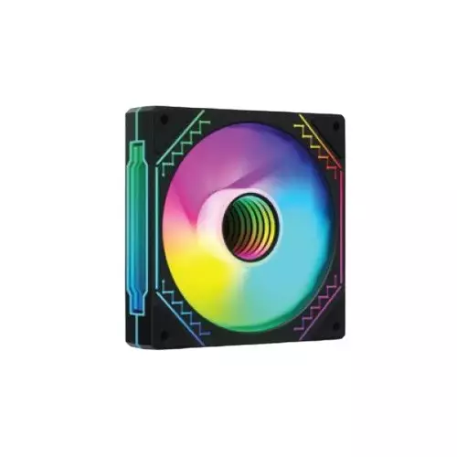 Pc Power IRISH INFINITY F40 4 In 1 ARGB Cooling Black Case Fan-gallery-1