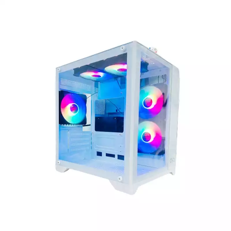 OVO SEAVIEW FH-919 MINI RGB GAMING CASE (WHITE)