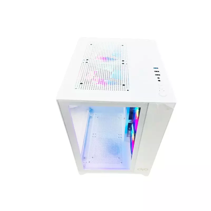 OVO SEAVIEW FH-919 MINI RGB GAMING CASE (WHITE)-gallery-1