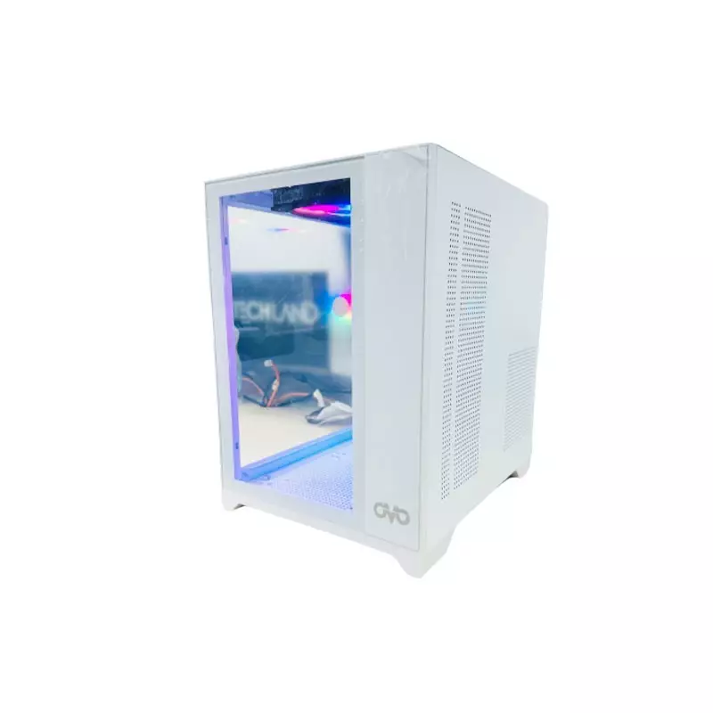 OVO SEAVIEW FH-919 MINI RGB GAMING CASE (WHITE)-2