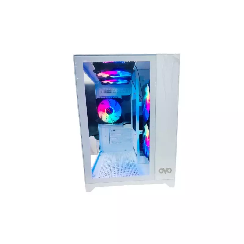 OVO SEAVIEW FH-919 MINI RGB GAMING CASE (WHITE)-3