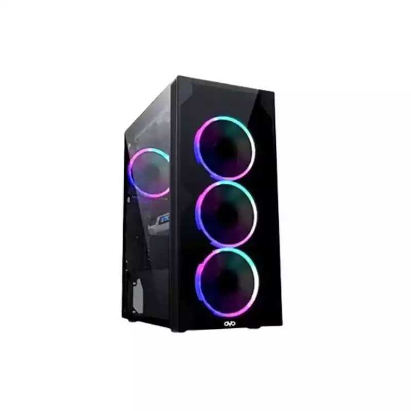 OVO X10 RGB Mid Tower Gaming Case (Black)