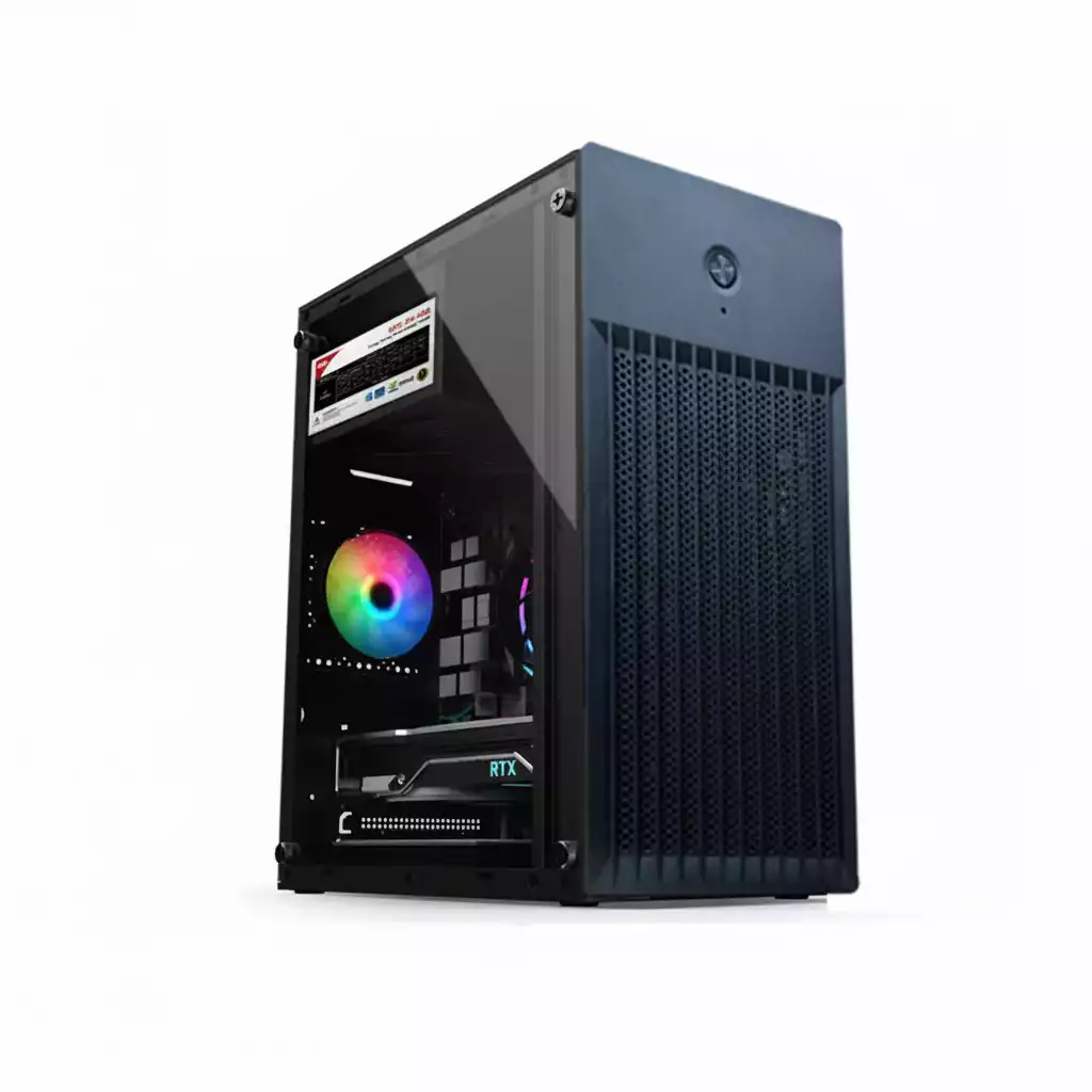 OVO J618 B RGB Micro Mesh Gaming Casing (Black)