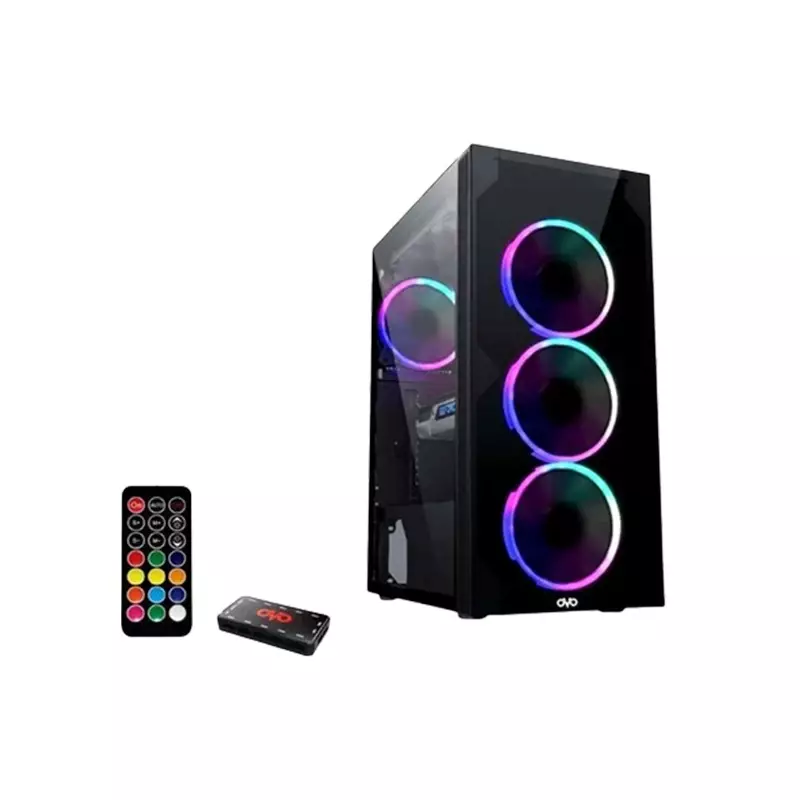 OVO X10 Mid Tower Gaming ARGB With Remote Control Case