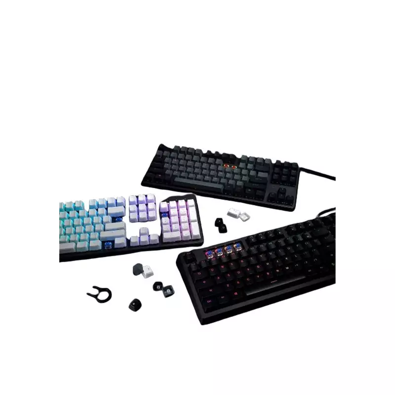 TECWARE PBT PUDDING MECHANICAL KEYBOARD KEYCAPS (BLACK)-gallery-3