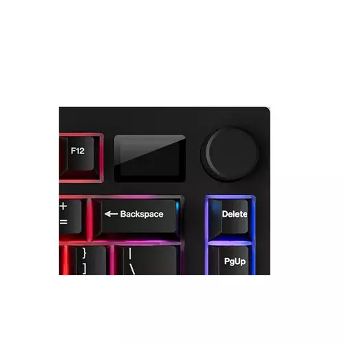 Tecware Spectre 75 Gasket Mounted Mechanical Keyboard with LCD Display (Black) - 1