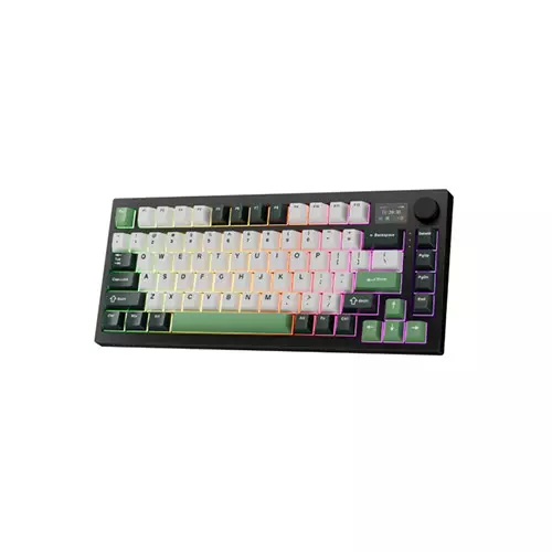 Tecware Spectre 75 Gasket Mounted Mechanical Keyboard with LCD Display (Frosty Forest)-2
