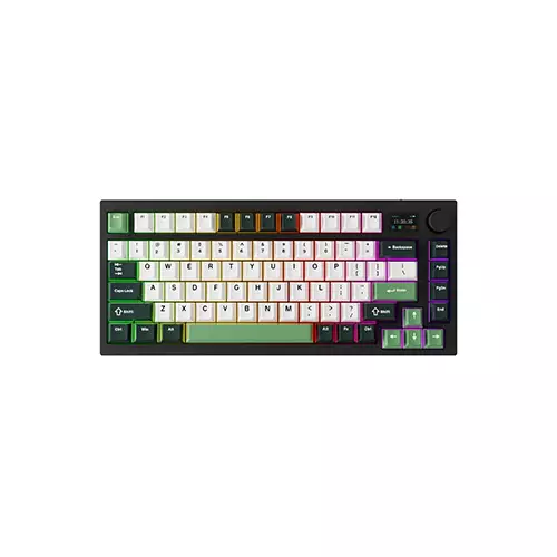 Tecware Spectre 75 Gasket Mounted Mechanical Keyboard with LCD Display (Frosty Forest)