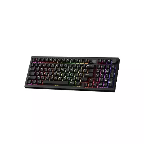 Tecware Spectre 96 Gasket Mounted Mechanical Keyboard with LCD Display (Black)