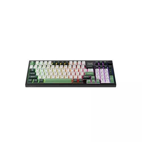 Tecware Spectre 96 Gasket Mounted Mechanical Keyboard with LCD Display (Frosty Forest)