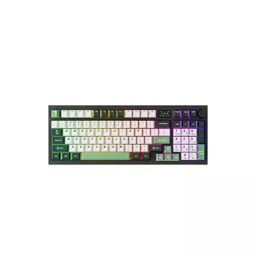Tecware Spectre 96 Gasket Mounted Mechanical Keyboard with LCD Display (Frosty Forest) - 1