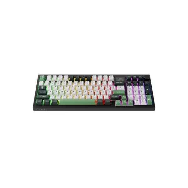 Tecware Tri-Tone PBT Keycaps 96 Keys Mechanical Keyboard - Frosty Forest-1