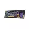 Tecware Tri-Tone PBT Keycaps 96 Keys Mechanical Keyboard - Ocean Gold-2