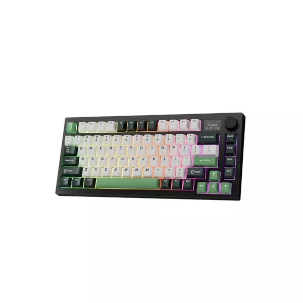 Tecware Tri-Tone PBT Keycaps 81 Keys Mechanical Keyboard - Frosty Forest-3