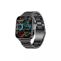 COLMI P80 1.83 inch Bluetooth Stainless steel Smartwatch (Black)