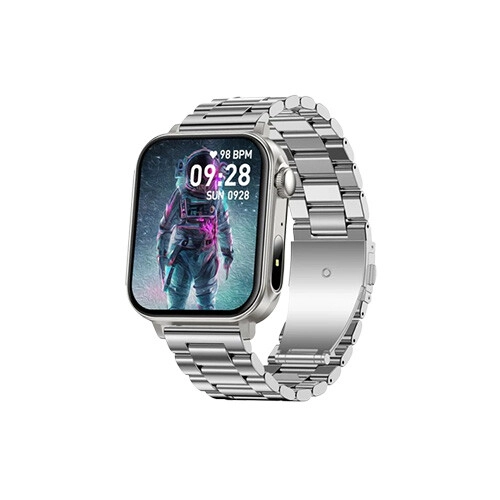 COLMI P80 1.83 inch Bluetooth Stainless steel Smartwatch (Silver)