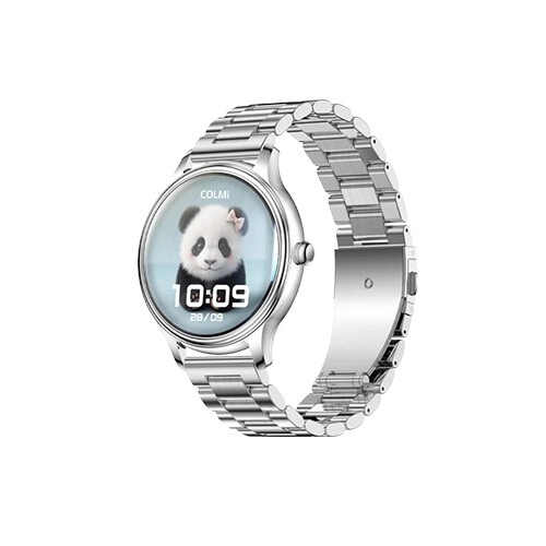 COLMI L28 1.32-inch AMOLED Stainless steel Smartwatch (Silver)