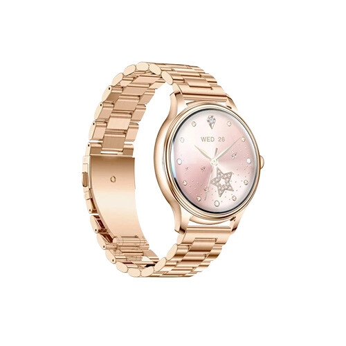 COLMI L28 1.32-inch AMOLED Stainless steel Smartwatch (Gold) - 2