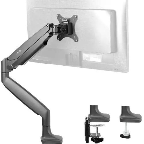 Ergonomic M1 Aluminum Gas Spring Monitor Desk Mount Stand-gallery-1