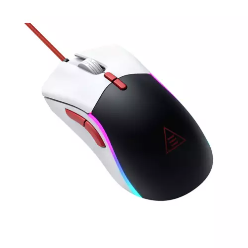 EKSA EM200 RGB Wired Gaming Mouse (Black-White)