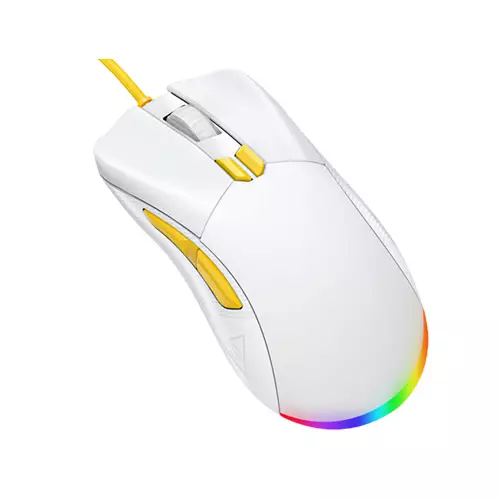 EKSA EM500 RGB LIGHTWEIGHT GAMING MOUSE (WHITE)