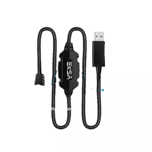 EKSA E1000 Noise Cancelling Wired 7.1 Surround USB Gaming Headset (Green)-gallery-2