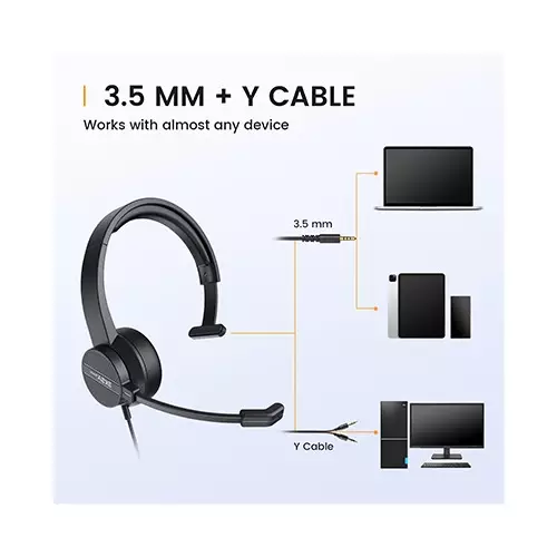 EKSA H15 Professional Wired Headphones-3