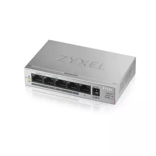 ZYXEL GS1005HP 5-PORT GBE UNMANAGED POE SWITCH