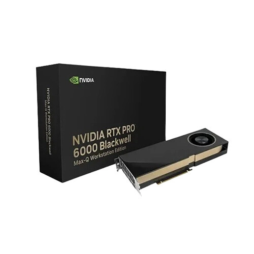 NVIDIA RTX PRO 6000 Blackwell Max-Q 96 GB GDDR7 with ECC Workstation Edition AI Graphics Card