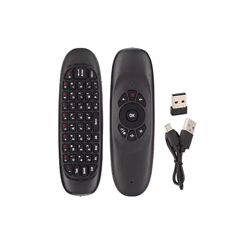SMART SEH-AM124S 2.4GHz Wireless Air Mouse with QWERTY Keyboard & Gyroscope