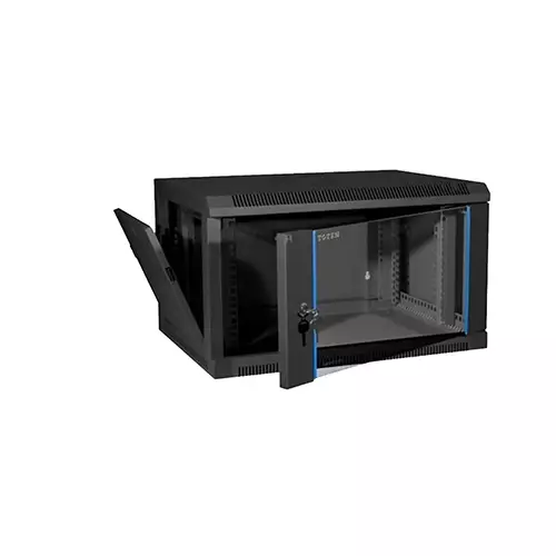 Toten 6U 600x600 Wall mounted server cabinet and toughened glass front door
