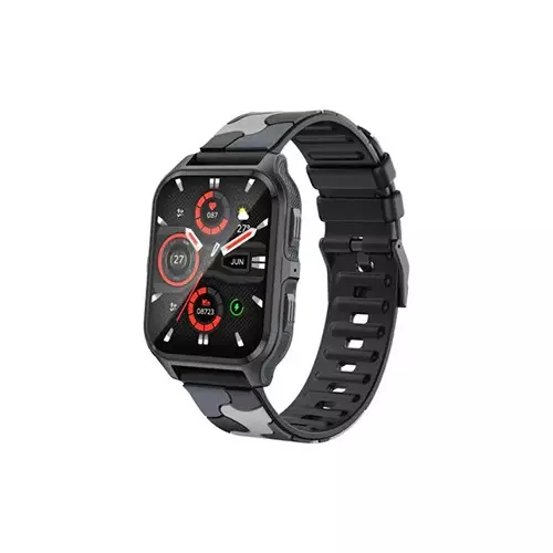 COLMI P73 1.9-Inch Display Bluetooth Calling Smart Watch (Black Camouflage)