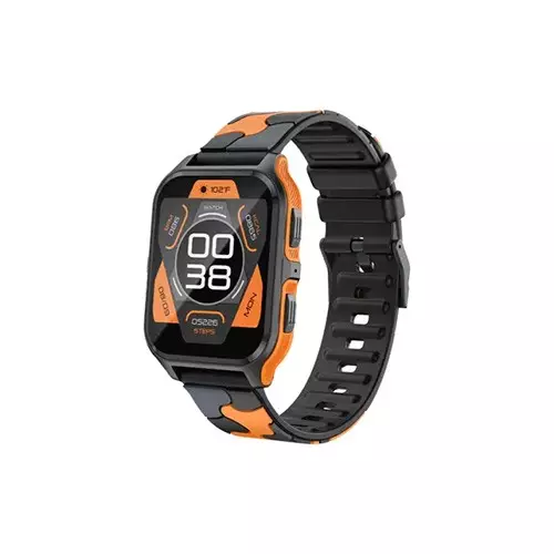 COLMI P73 1.9-Inch Display Bluetooth Calling Smart Watch (Black Orange Camouflage)