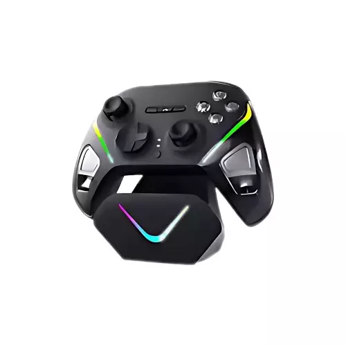 Ajazz GP100 Tri-Mode Gamepad with Charging Dock (Black)